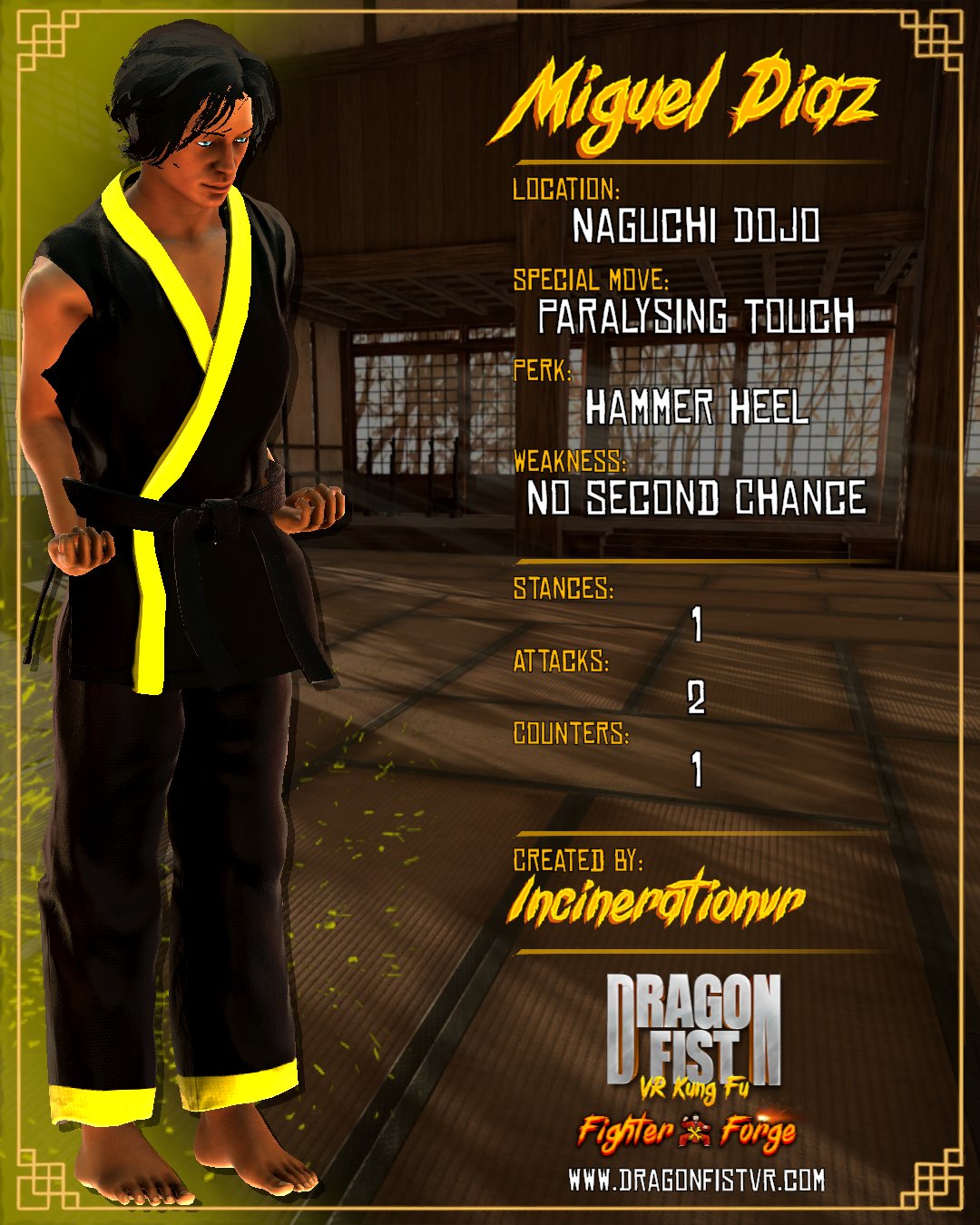 Miguel Diaz - Created By: Incinerationvr